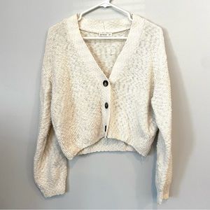 cotton on chunky knit cardigan sweater small